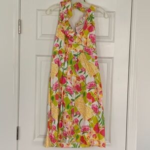 Vintage Lily Pulitzer, halter top Ramona dress